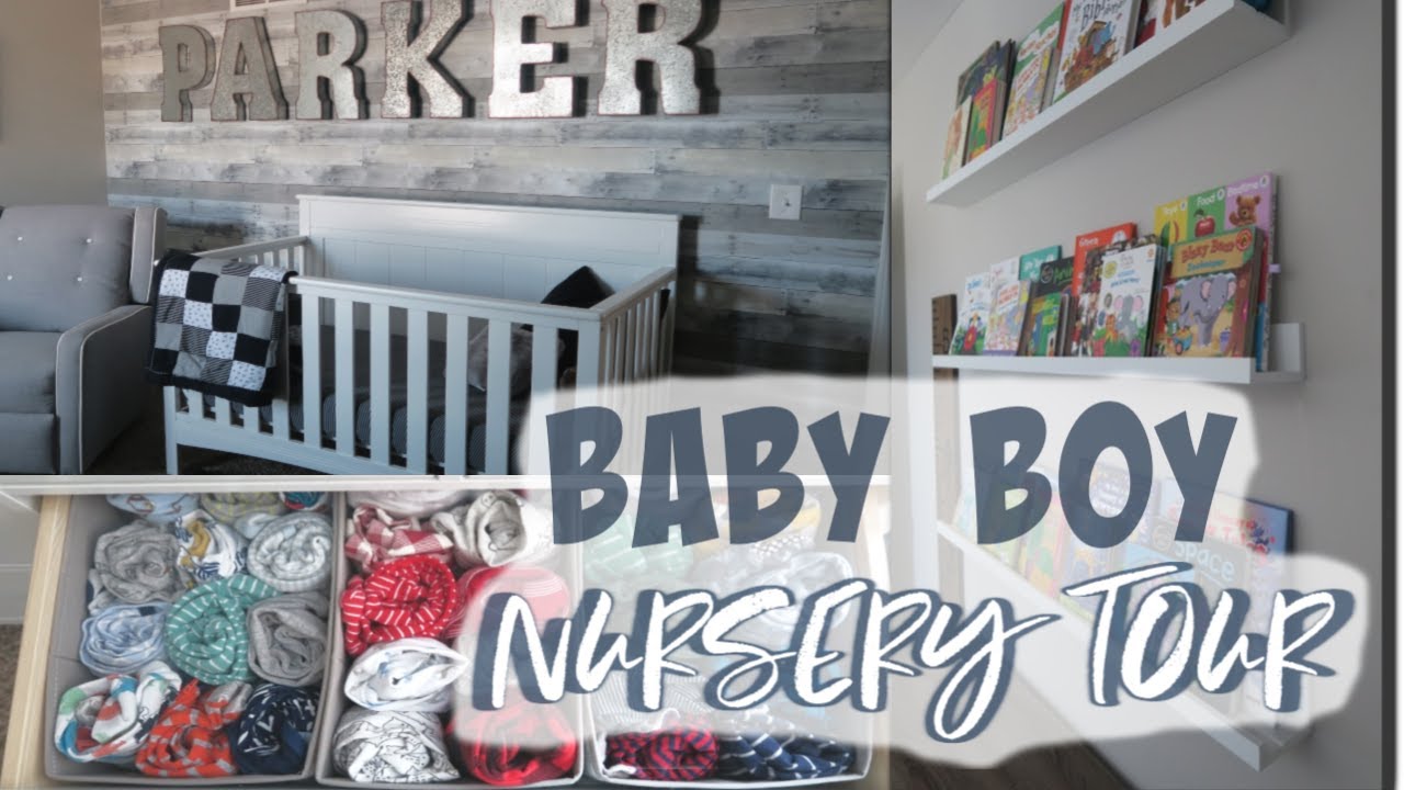 NURSERY TOUR | AFFORDABLE RUSTIC BABY BOY NURSERY