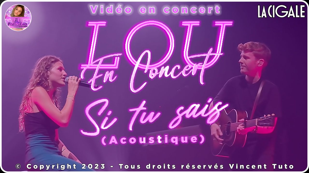 Lou Papillons (Tour) - Si tu sais (Acoustique)