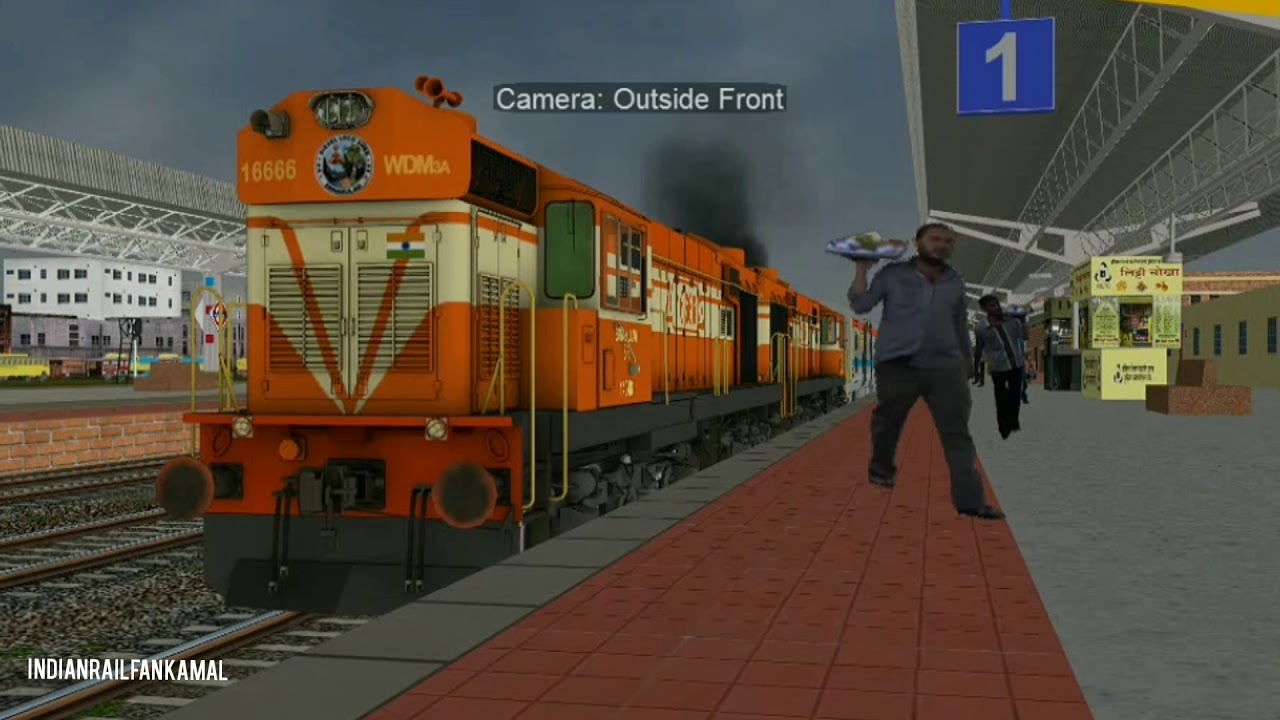 16311 SGNR-KCVL Arrived at Luni Junction||Loco checking on Station
