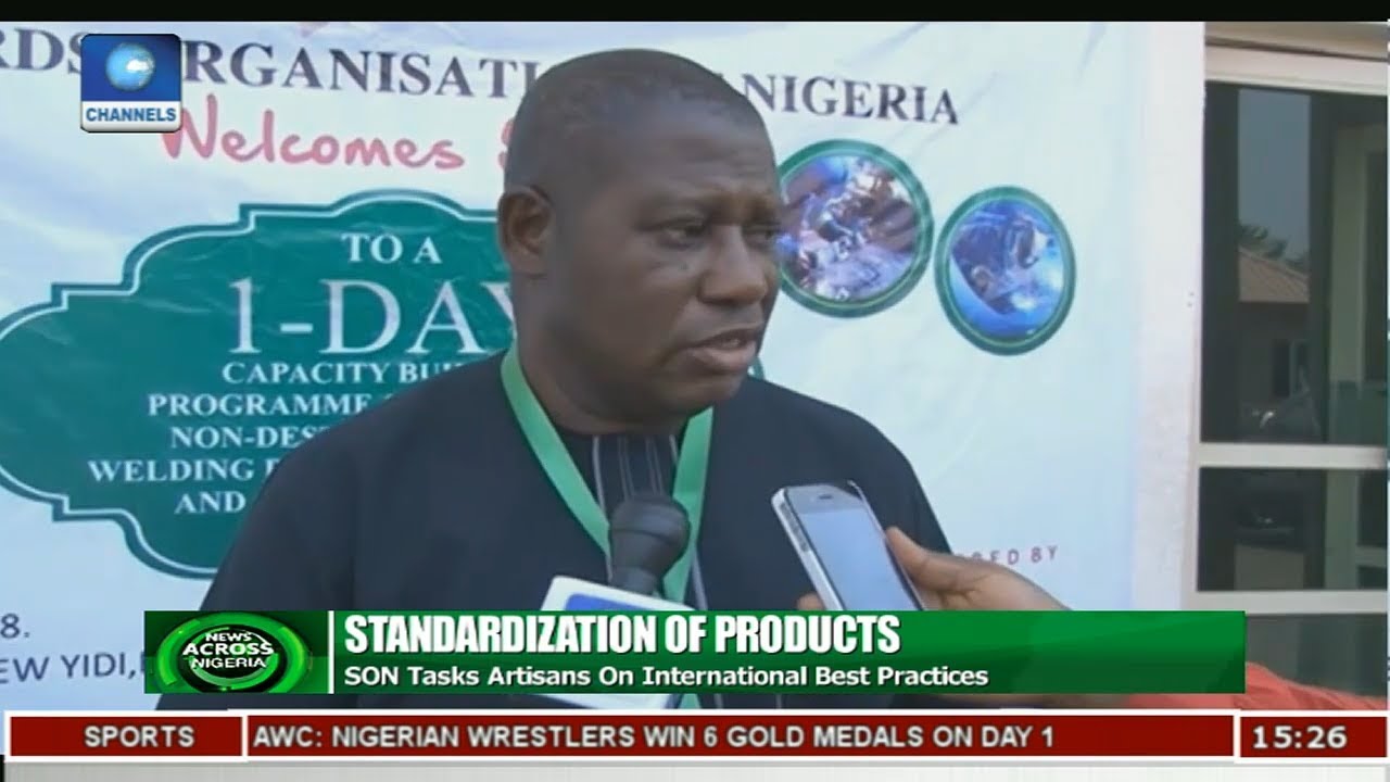 SON Tasks Artisans On International Best Practices | News Across Nigeria |