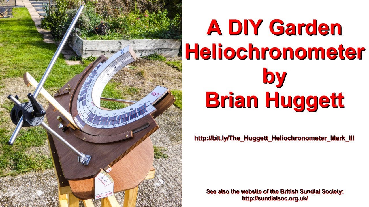 A DIY Garden Heliochronometer by Brian Huggett