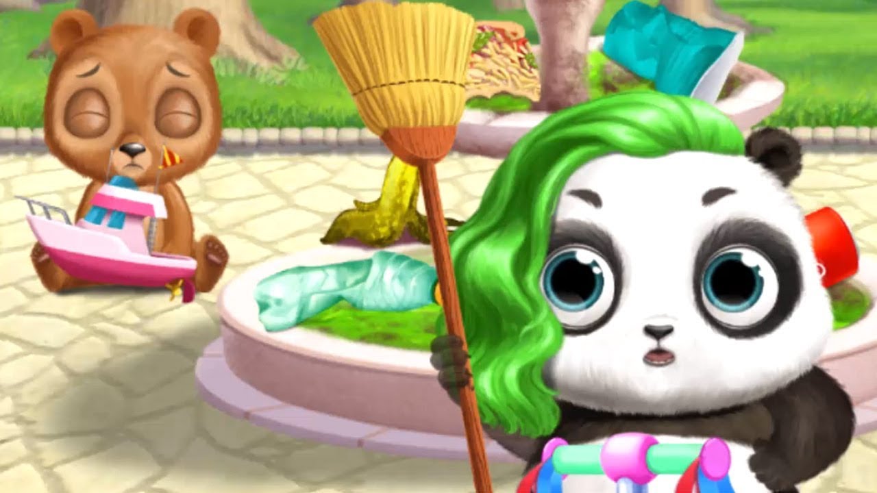 Fun Animals Care Kids Games - Play Panda Lu Baby Bear City Hair Salon Dress Up Gameplay