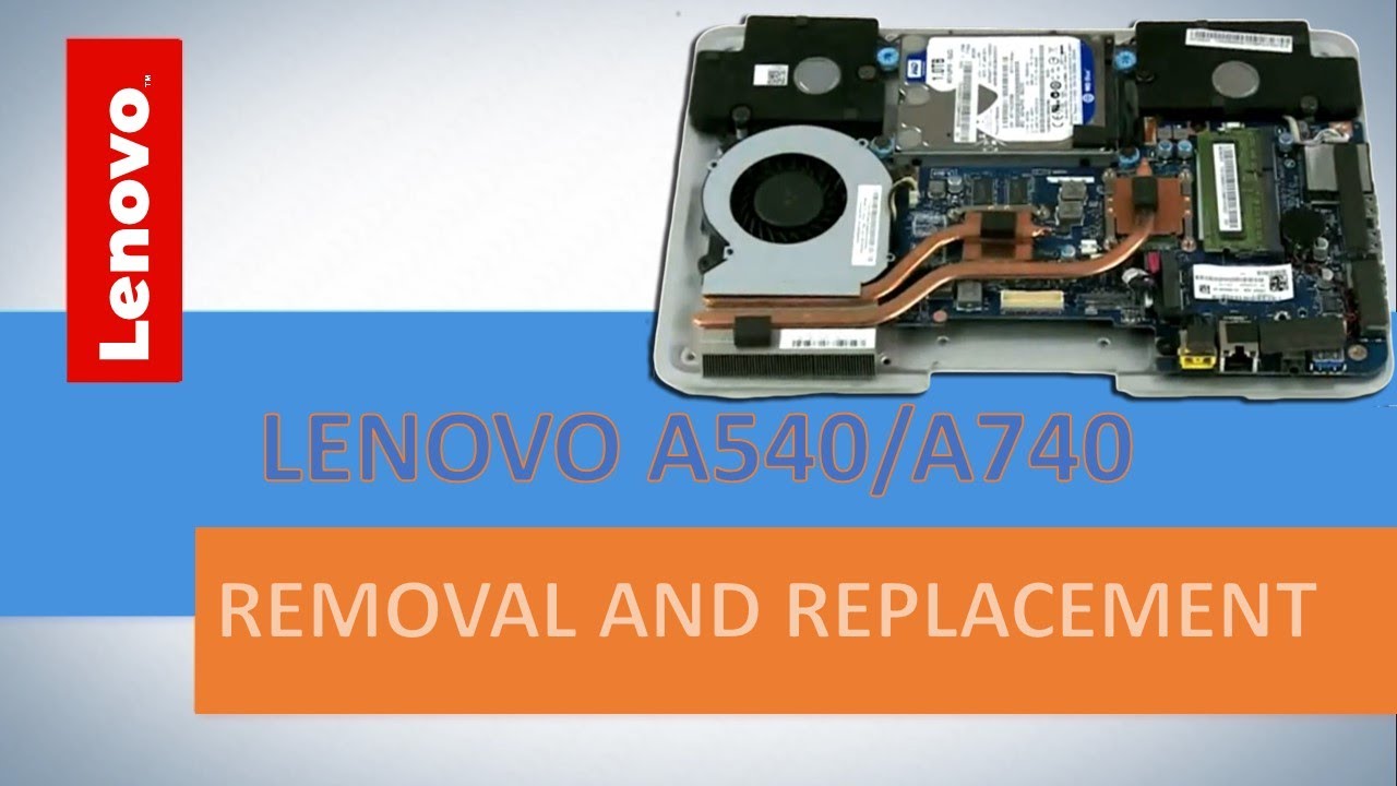 HOW TO DISASSEMBLE AND REPLACE LENOVO A540 / A740 (10163, F0AN, 10162, F0AM)