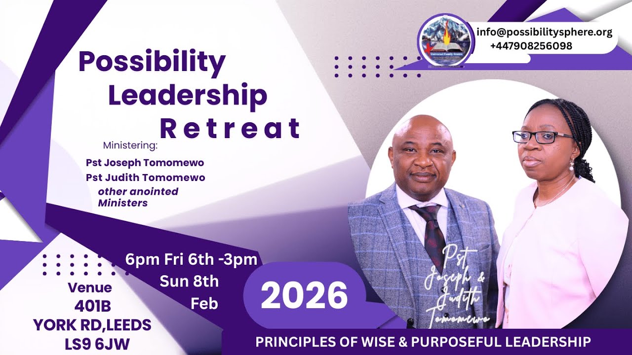 06-FEB-26| 1ST SESSION .LEADERSHIP CONFFERENCE-FOUNDATION OF LEADERSHIP   |#JOSEPHTOMOMEWO#