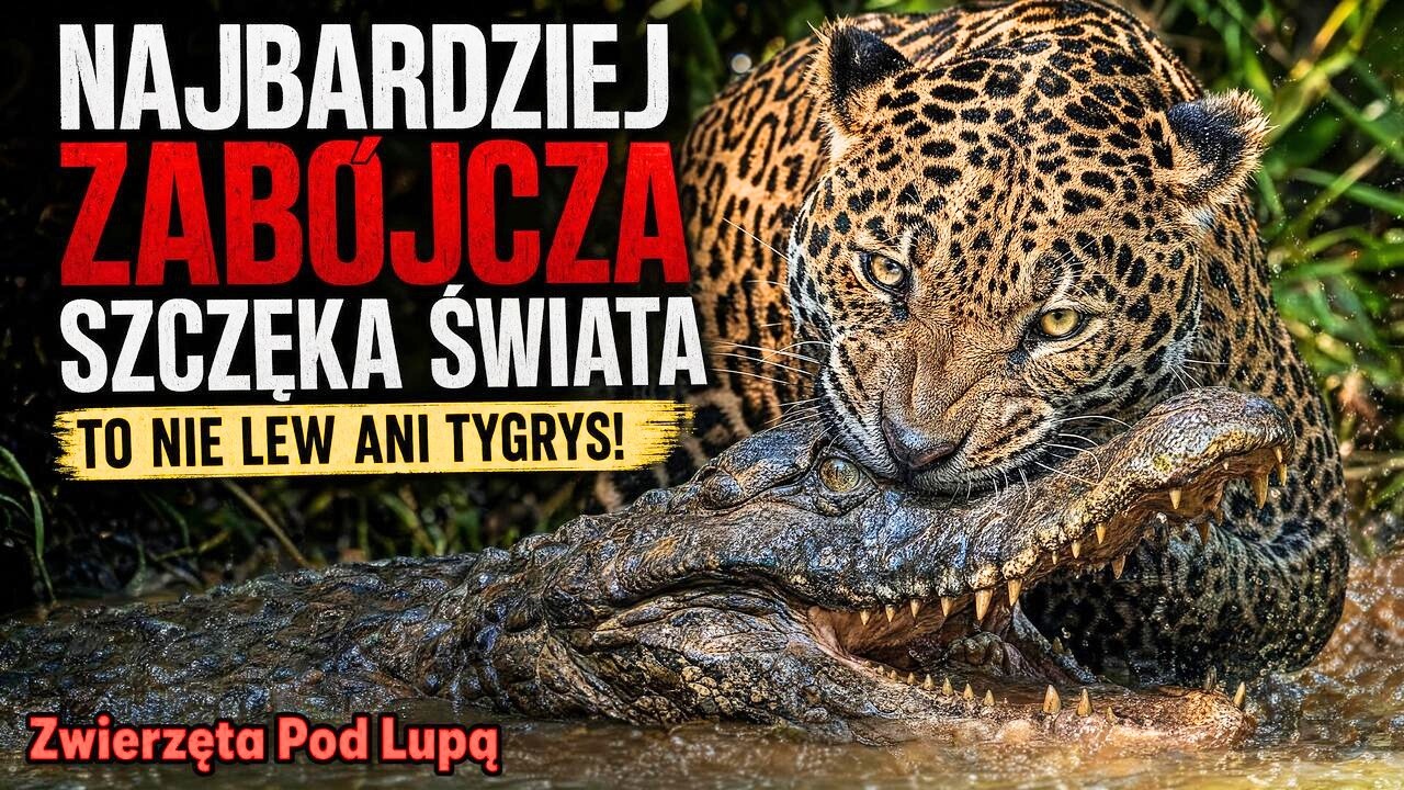 Mocniejszy niż lew! Sekret zab&oacute;jczego uścisku jaguara