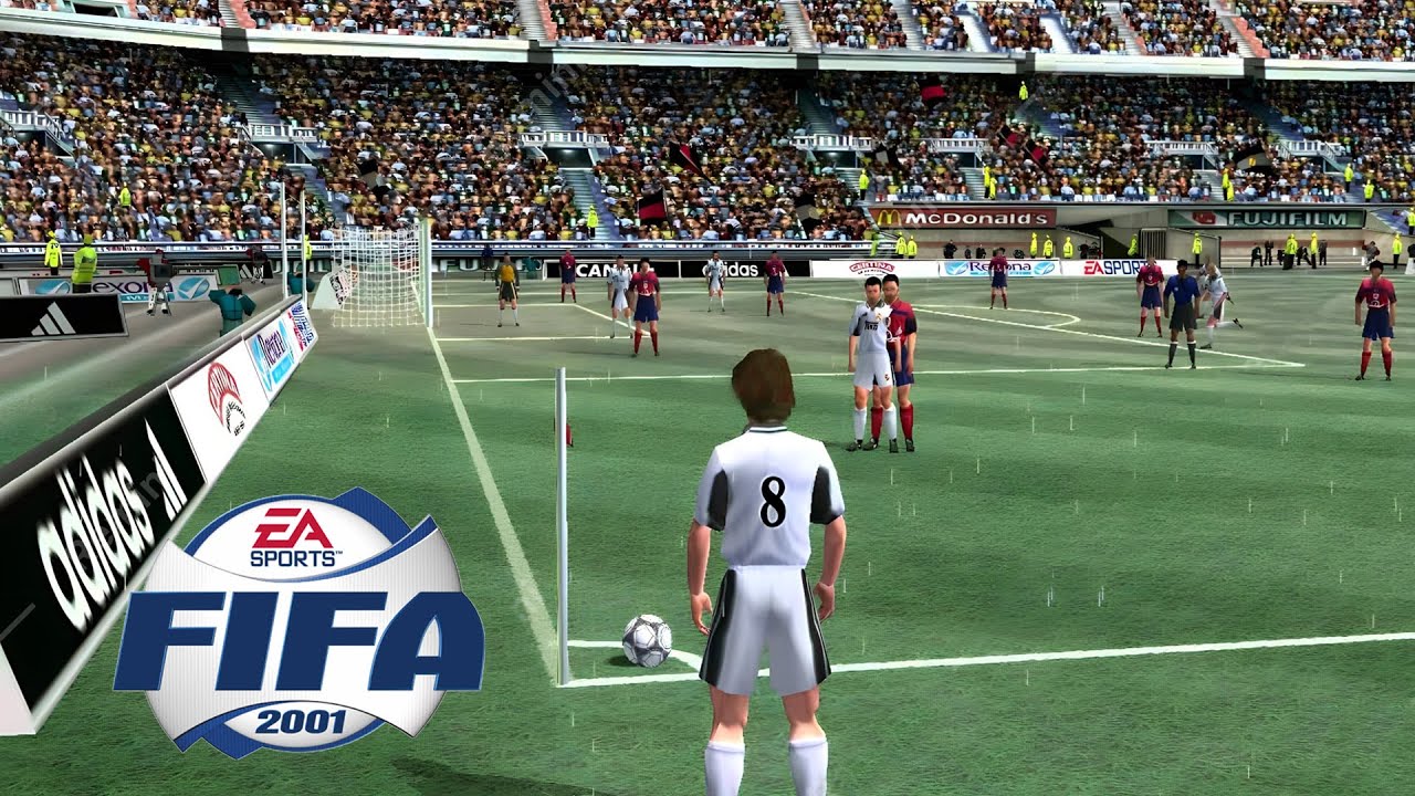 FIFA 2001 (2000) PC Gameplay | DOS Games | Old Games [4K/60FPS]