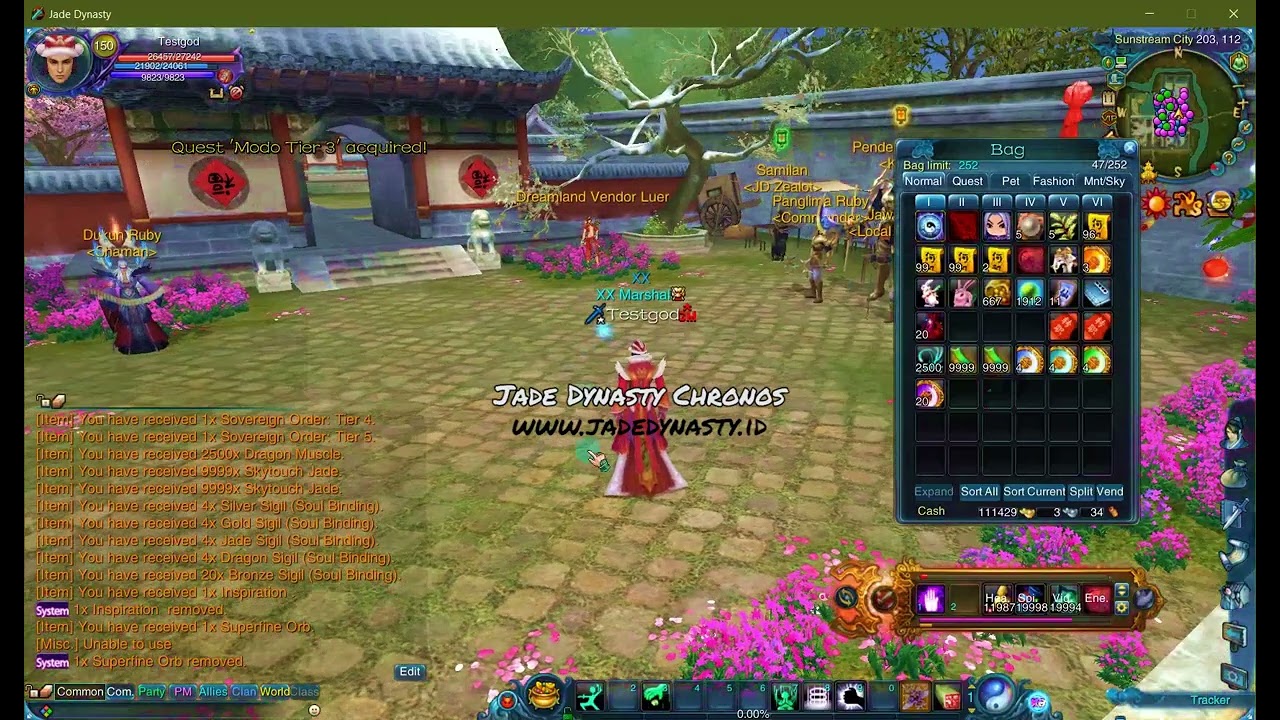 Jade Dynasty Chronos Faction Class Change