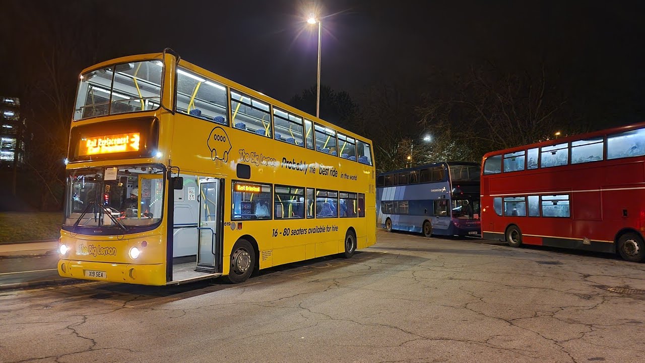 Ex Dublin Bus 619 X19SEA on Rail Rep To Three Bridges  