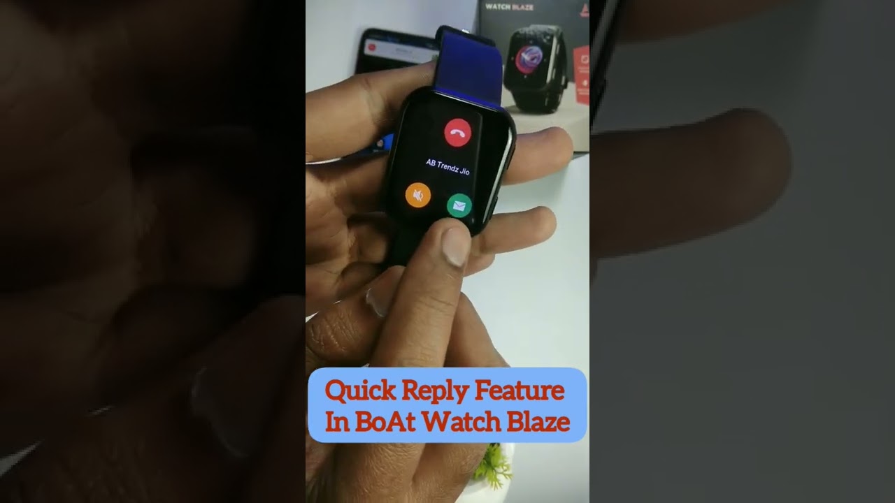 #Boat watch Blaze | Quick Reply Feature | Smartwatch #shorts