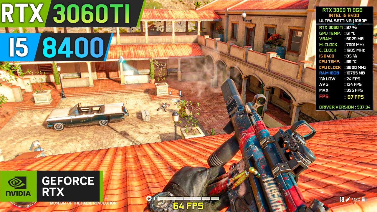 Far Cry 6 - RTX 3060Ti 8GB - Ultra Setting - 1080p