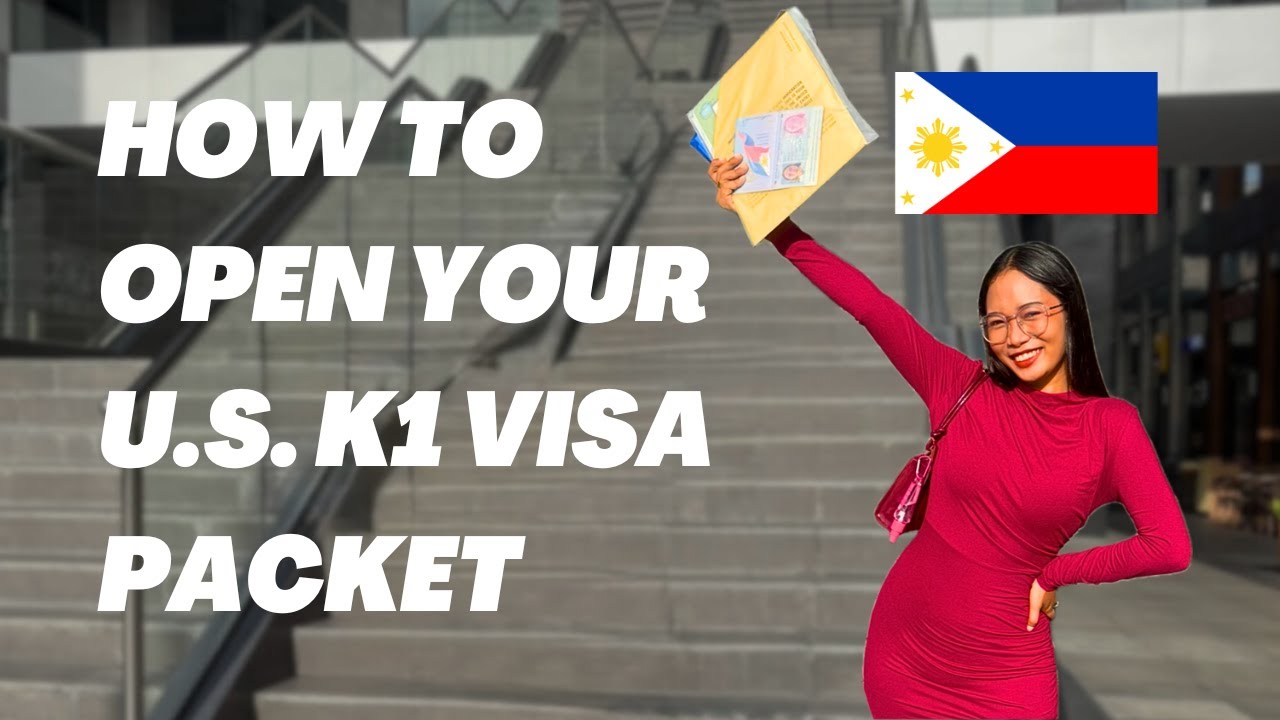 HOW TO OPEN YOUR YELLOW K1 VISA PACKET IN 2025 - MANILA EMBASSY EDITION