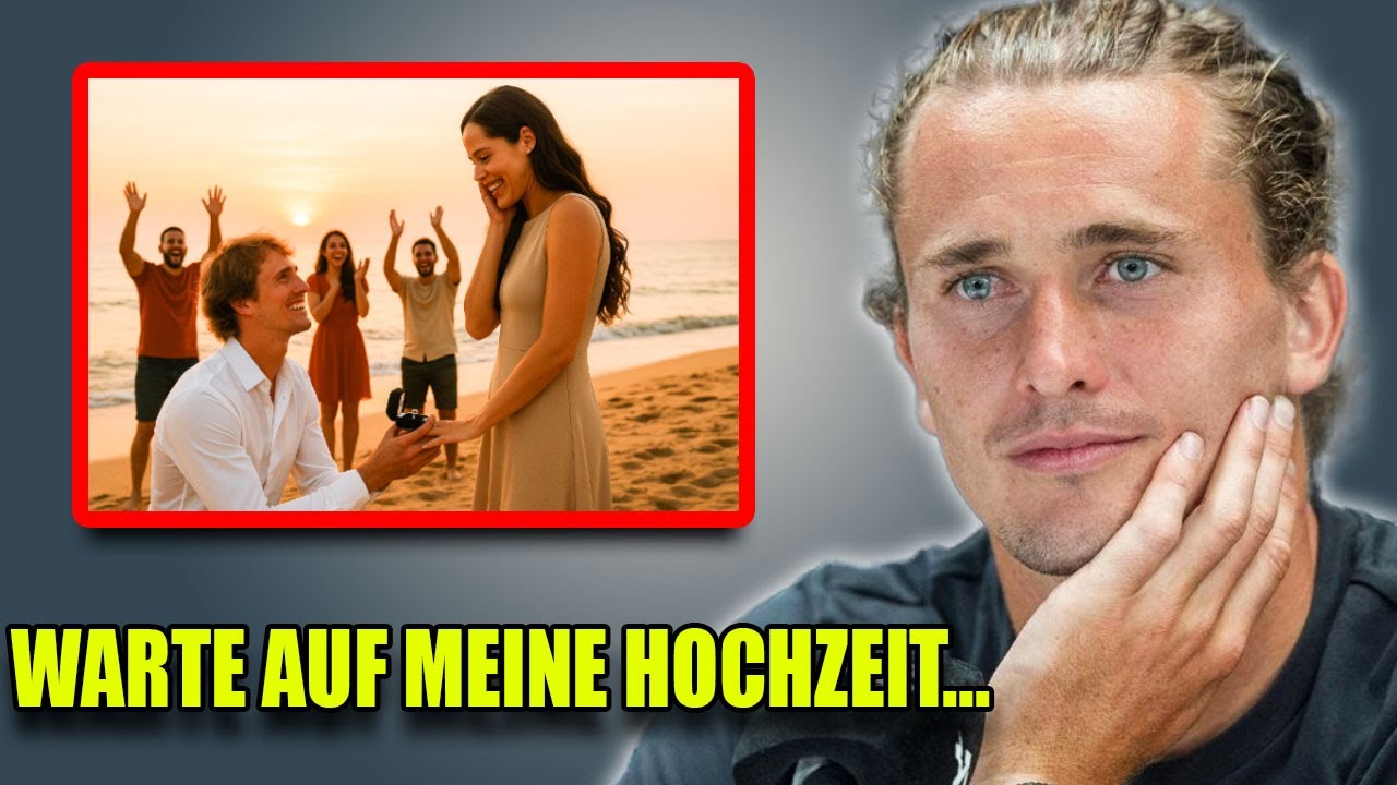 ANA erhält unerwartet am Strand einen Heiratsantrag von ZVEREV – Was für eine romantische Szene