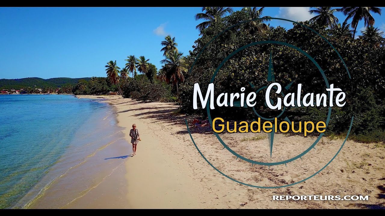Marie Galante, visite guidée de l'île de Guadeloupe (4k)