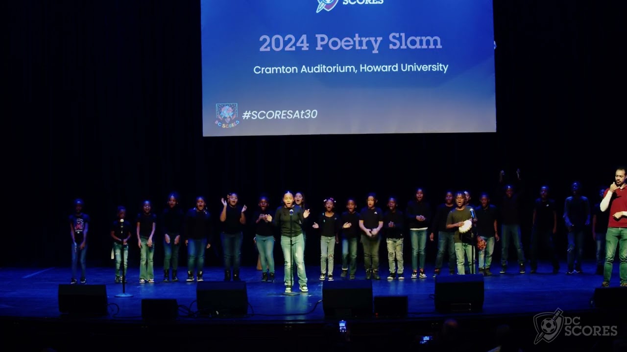 Houston Elementary School Performs at the 2024 DC SCORES Eastside Poetry Slam