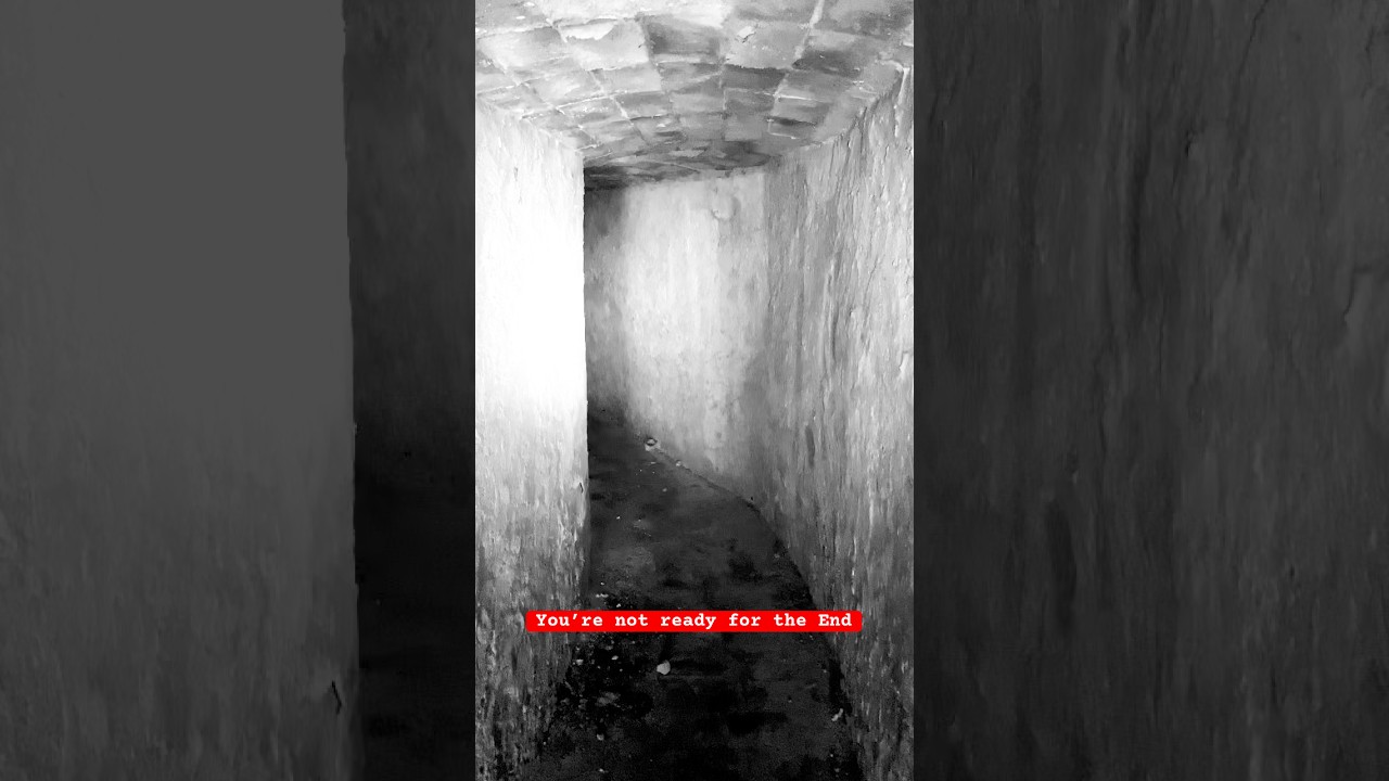 I’ve found some disturbing at the end of this creepy tunnel 