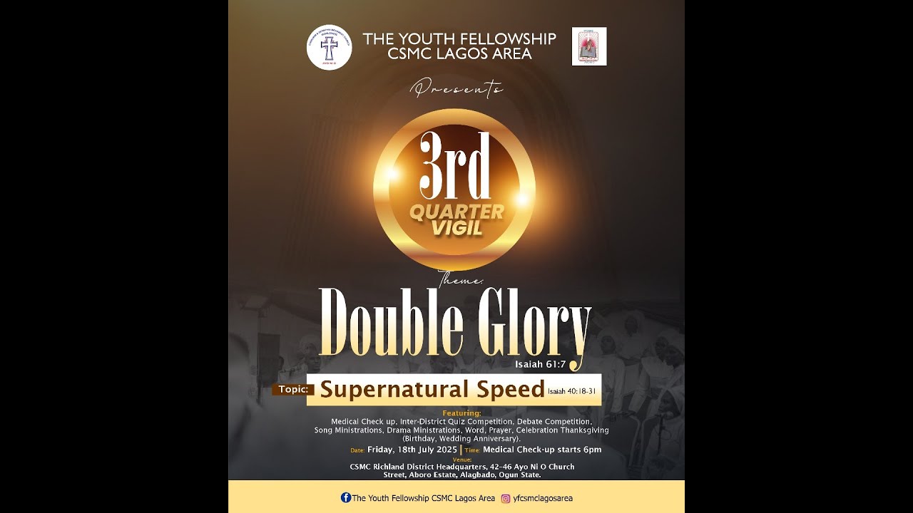 CSMC LAGOS AREA YOUTH FELLOWSHIP CONVENTION 2025
