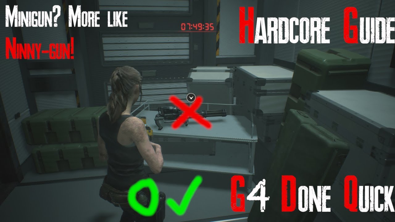 RE2 Remake S+ Boss Guide - How to Clear G4 on Hardcore