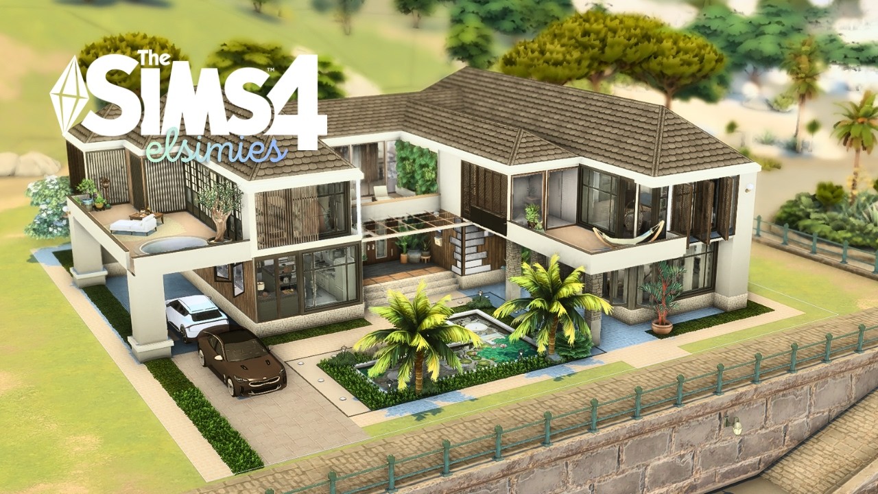 Ocean View - THE SIMS 4 [ Stop Motion Build - CC Build ] - elsimies