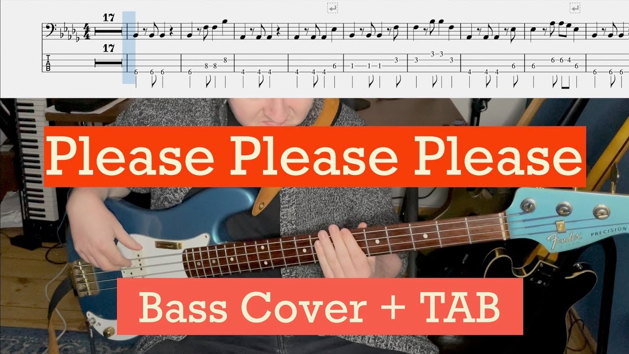 Please Please Please - Sabrina Carpenter | Bass cover + TAB