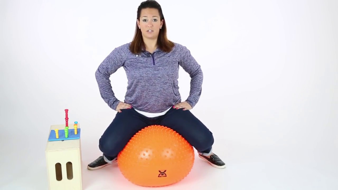 Saddle Ball/Peanut Exercise Therapy Ball Tutorial