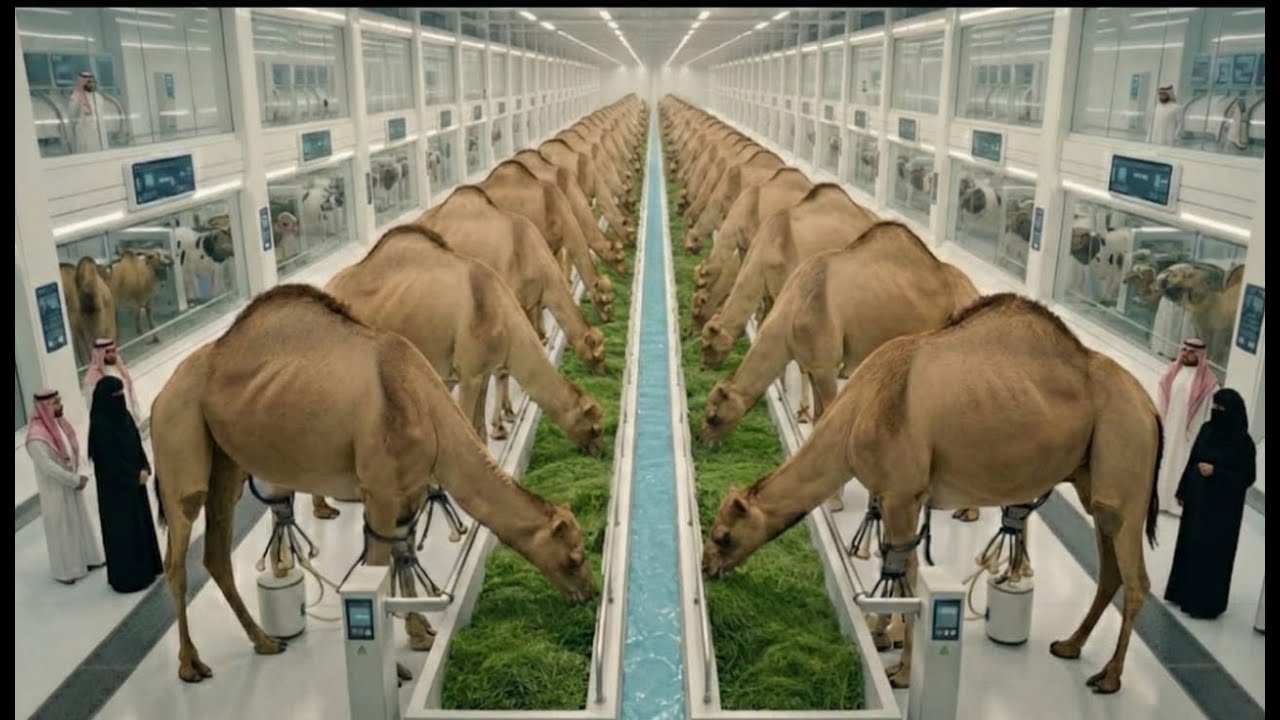 Camel Milk Production: The Complete Digital Factory Process - From Farm to Product (Full Process)