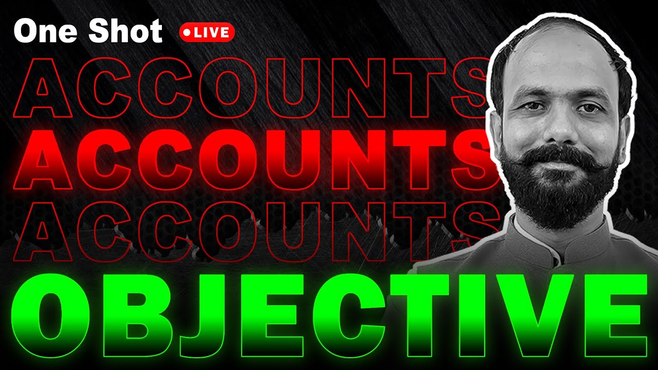 Class 12 Accounts Objective MCQ ONE SHOT for MP Board Exam - LIVE Ritesh Sir