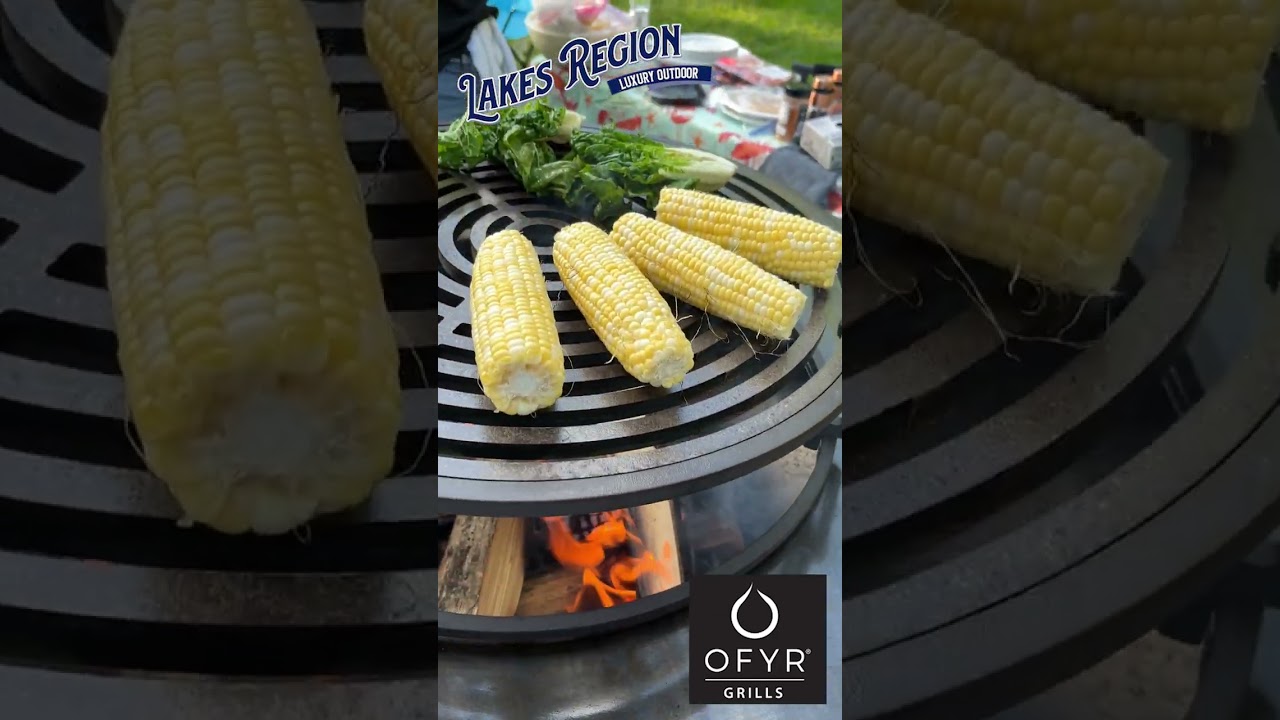 Ofyr Wood Fire Grill First Burn