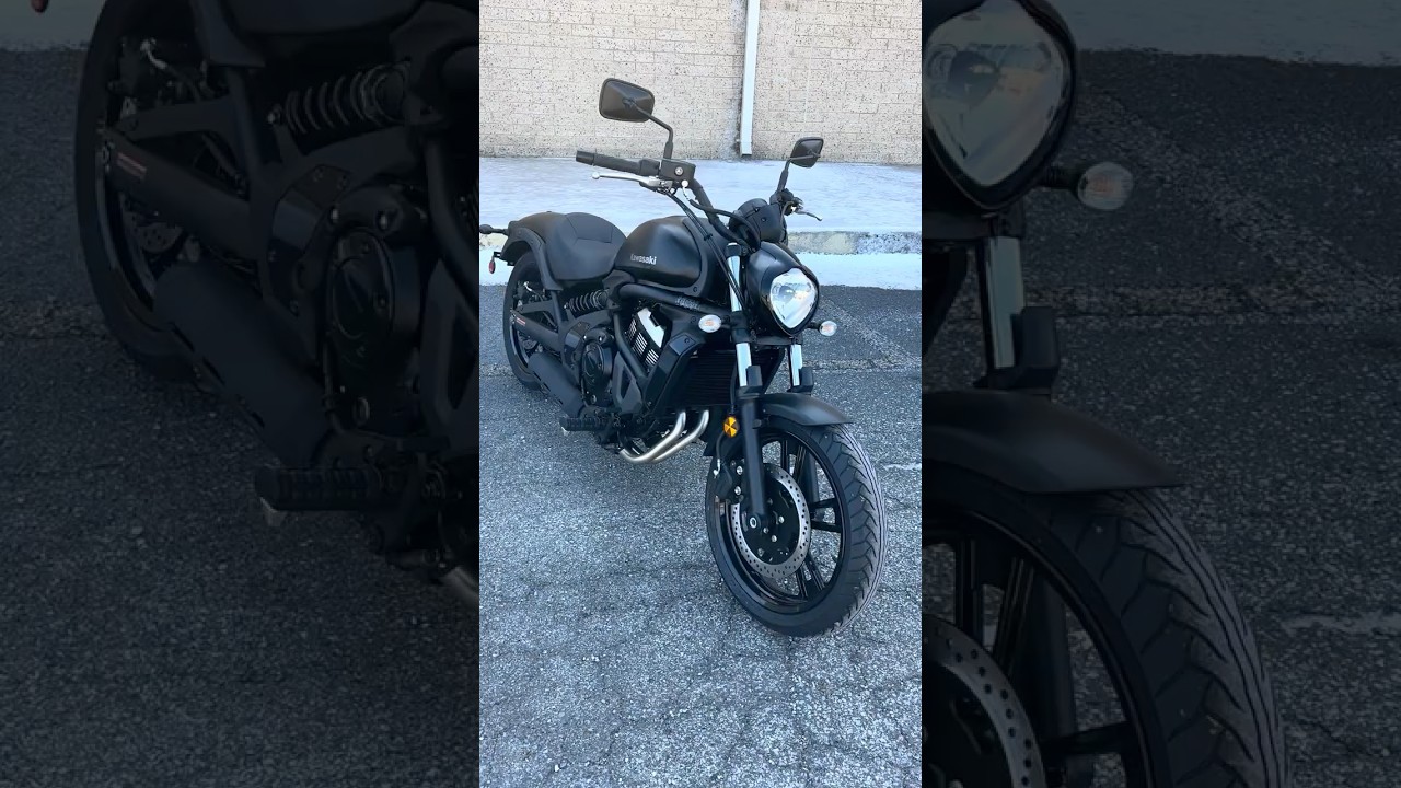 2026 Kawasaki Vulcan S 650 in black walk around