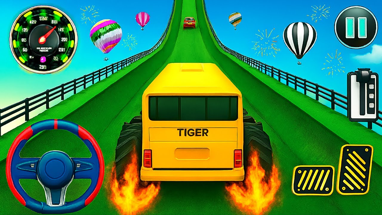 Bus Mega Ramp Extreme  Racing - Bus Mega Ramp Racing - Android Gameplay