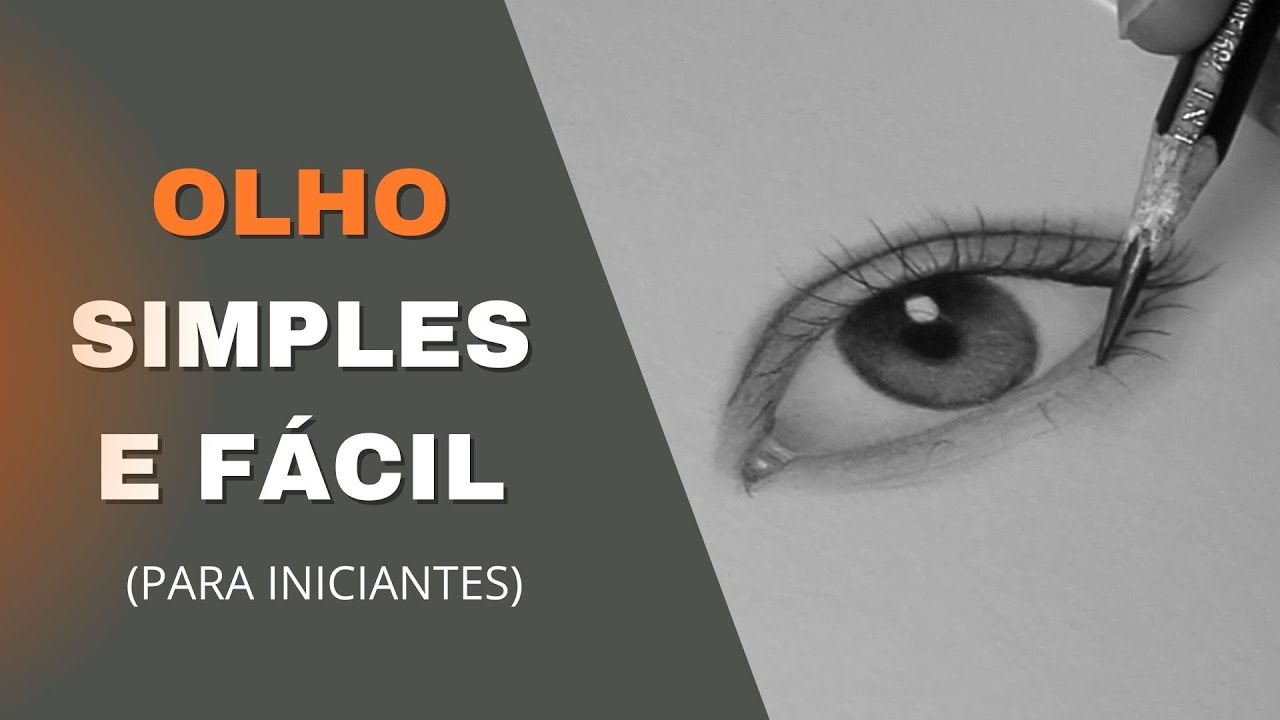 Como Desenhar um Olho Realista  Simples | Passo a Passo (Iniciantes)
