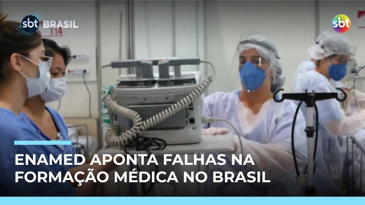 ENAMED revela que 3 em cada 10 novos médicos vêm de cursos com desempenho ruim | #SBTBrasil