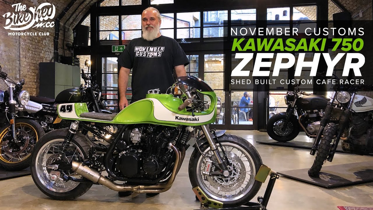 Kawasaki Zephyr 750, построенный компанией November Customs