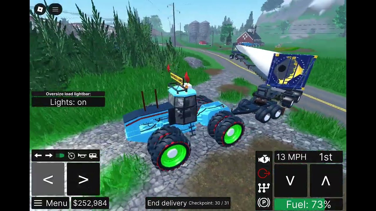 Tractor Transport Deliver wind turbine Off Roading Epic #12