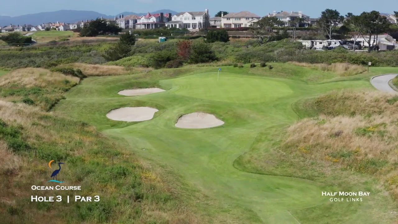 Half Moon Bay Golf Links Ocean Course Hole 3