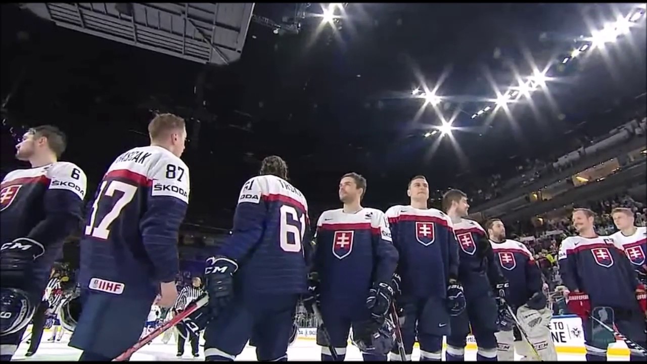 SVK vs ITA - slovinská hymna (MS v hokeji 2017)