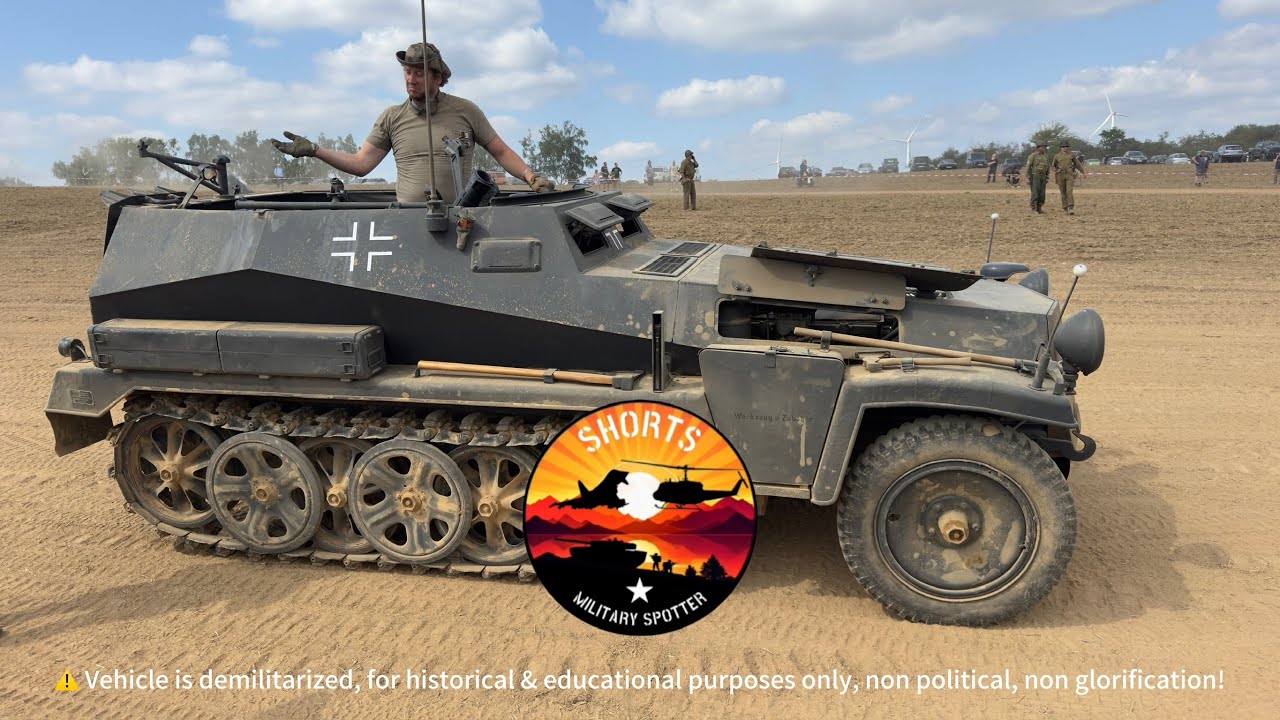 Ride in a Rare WW2 Halftrack Sd.Kfz. 250/7 &ndash; Living History at Wheels & Tracks 2025