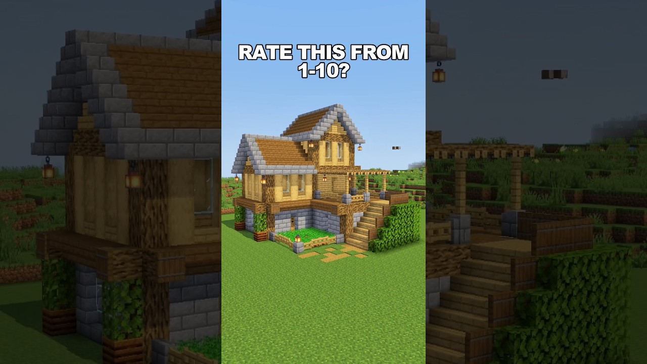 We Built a Minecraft Survival House!