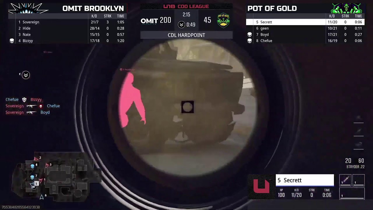 U18 CDL S7 | OMiT Brooklyn U18 vs Pot Of Gold U18 | RSC CHAMPS SUNDAY #U18CDL #RSCC | !mc !bracket