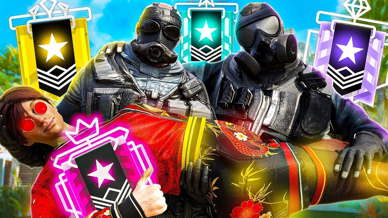 1 Champion vs 2 of EVERY Rank... (Rainbow Six Siege)