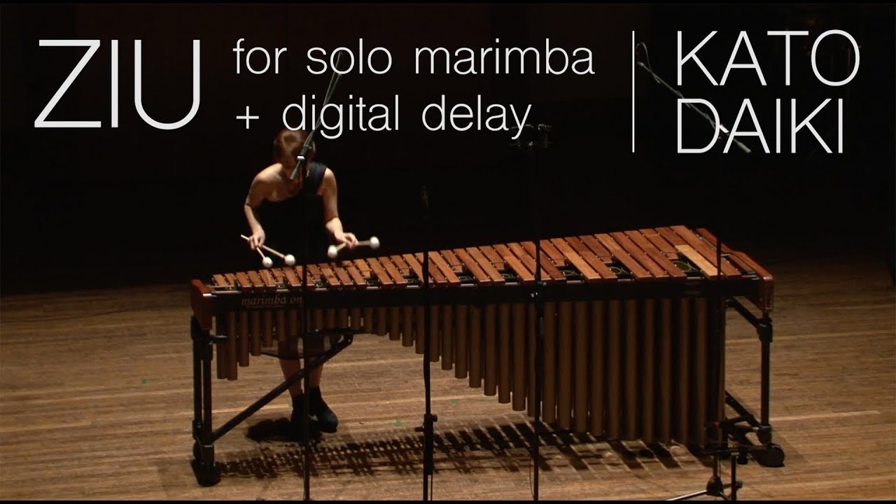 Ziu (solo marimba with digital delay) - Kato Daiki