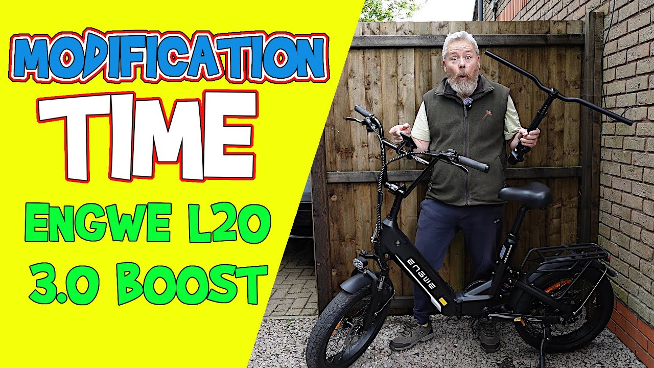 Engwe L20 3.0 Boost Modifications Is this the best Legal Ebike I have ever tested now even better?