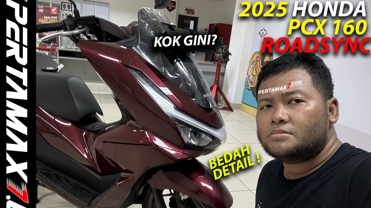 REVIEW Honda PCX 160 RoadSync 2025 Jogja Kok Gini Ya Warna Merah Fitur Speedometer Mesin Shock #pcx