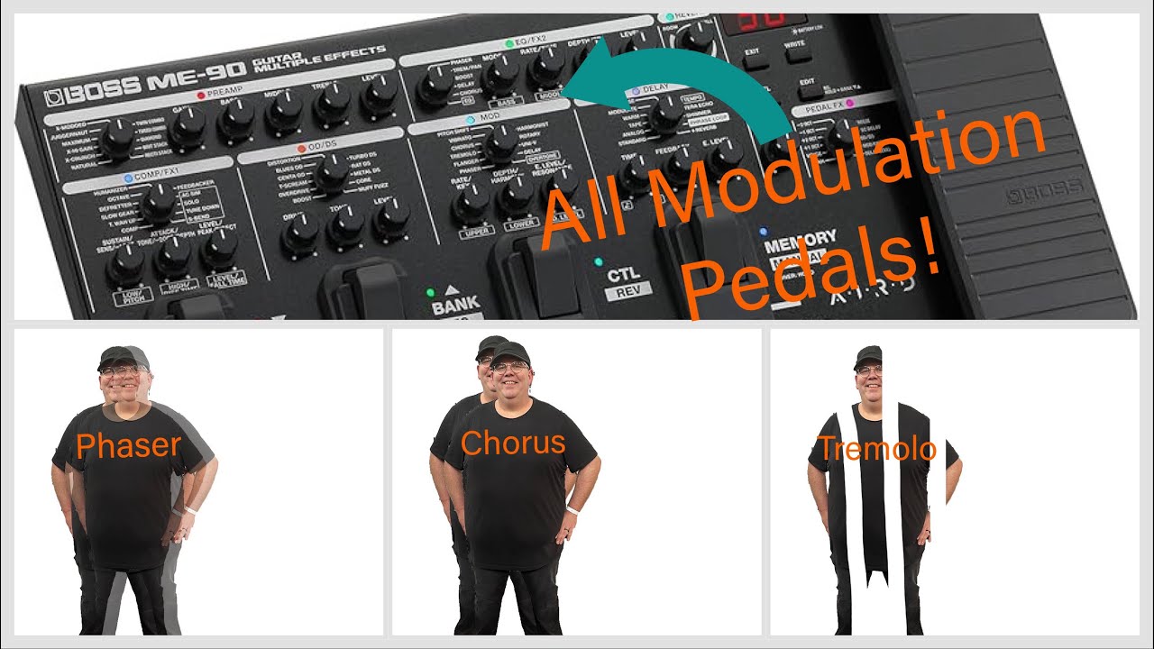 Boss ME-90 | Demo & Review of All Modulation Pedals | One Ray