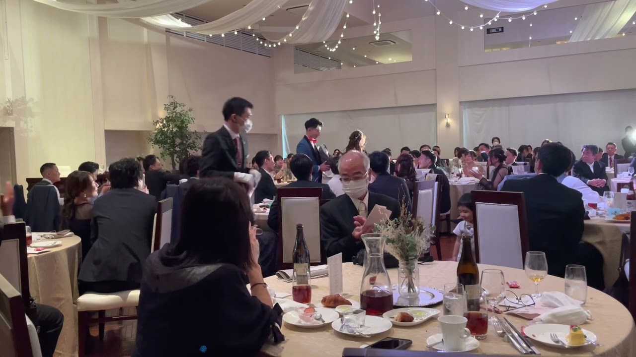 20221008結婚式〜新婦手紙〜新郎父謝辞〜新郎謝辞〜退場
