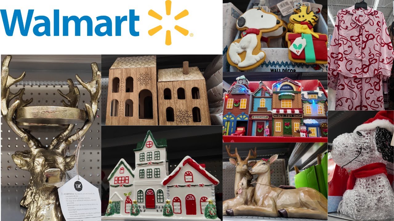 Walmart — новинки рождественского декора 2025 года, красивые новые пижамы, модные новинки
