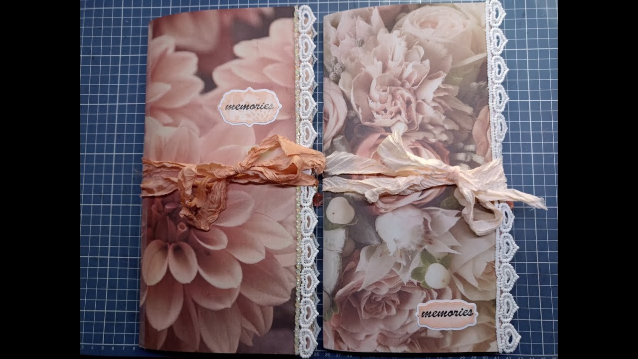 2 Journals zum Schreiben in rosa