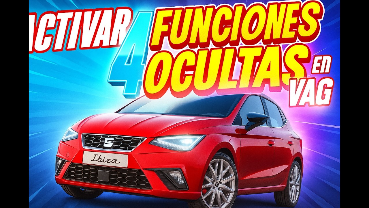 4 FUNCIONES OCULTAS PARA TU VAG: DESFASE DE INTERMITENTES FRONTALES Y TRASEROS  Y MÁS SEAT IBIZA VW