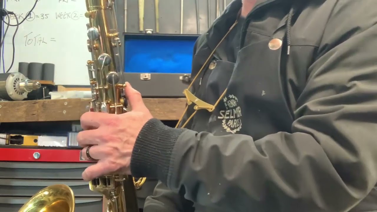 TICKET 6491 WELTKLANG TENOR SAXOPHONE SOLIST sn427 post service play test 01