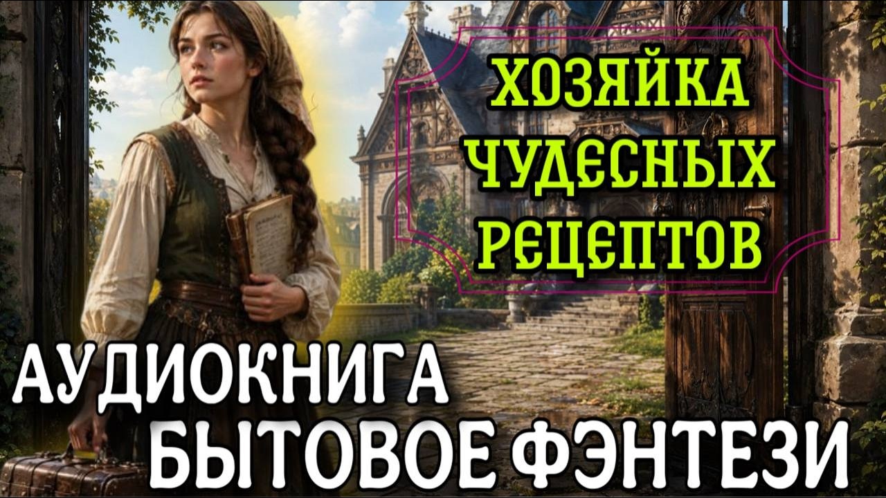 АУДИОКНИГА ПОЛНОСТЬЮ ХОЗЯЙКА ЧУДЕСНЫХ РЕЦЕПТОВ | Слушать БЫТОВОЕ ФЭНТЕЗИ