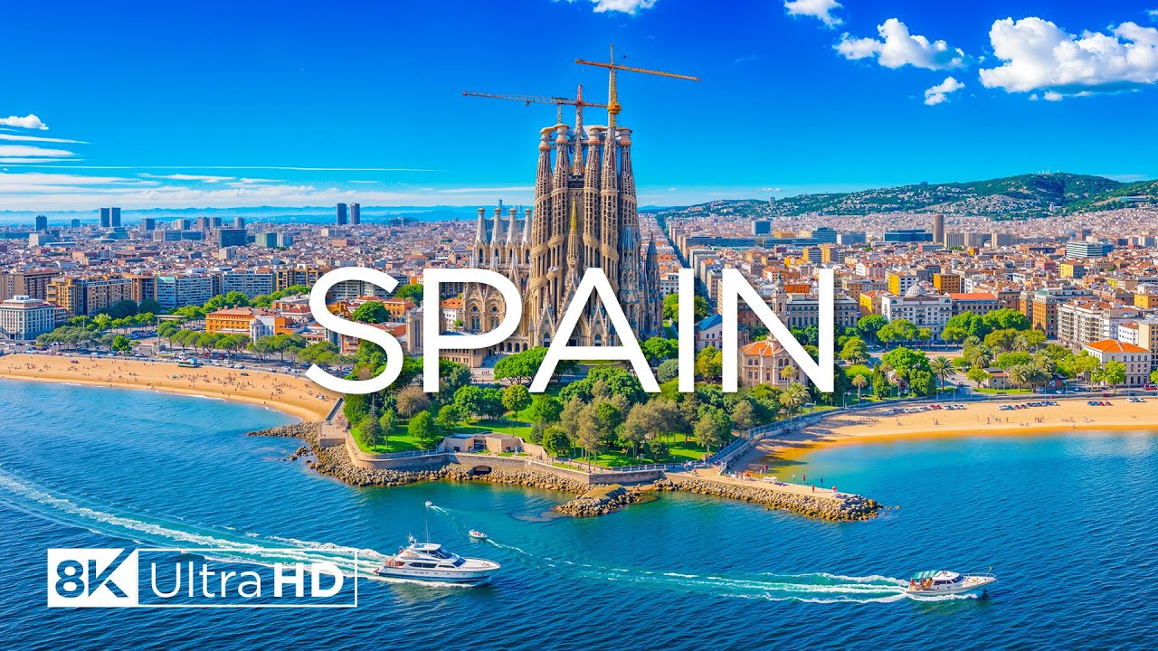 Spain 8K &ndash; Discover the Mediterranean Paradise of Golden Beaches and Azure Waters